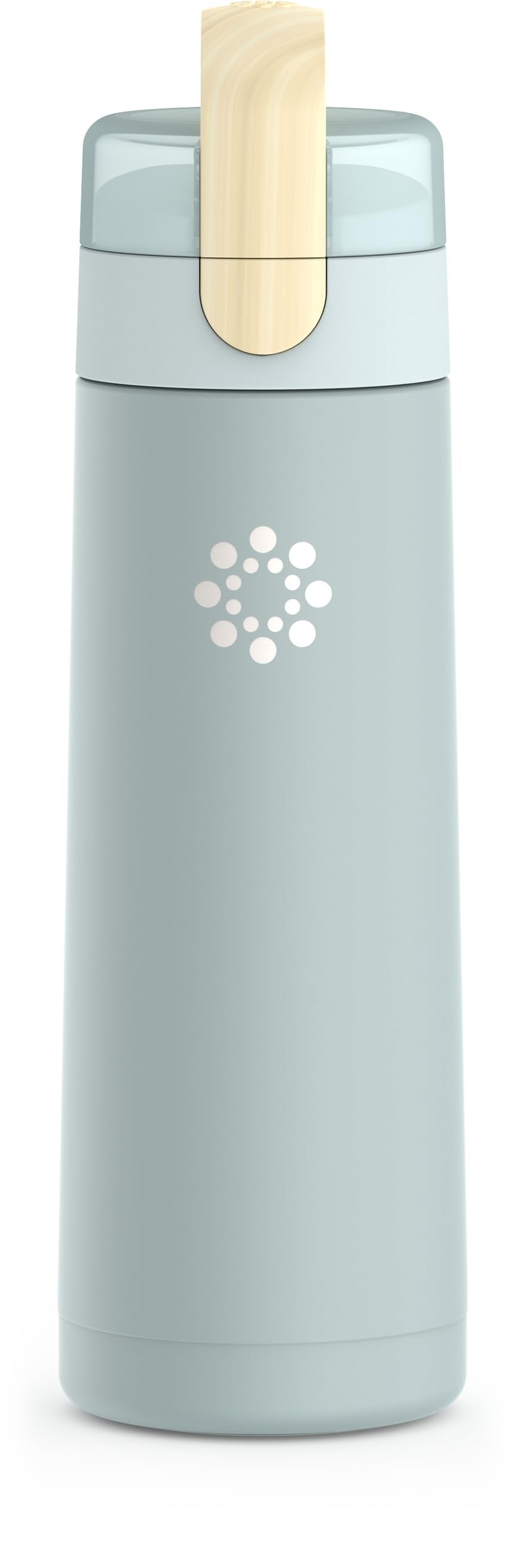 Lifefactory 20oz Stainless Steel Hydration Bottle, Spout Cap, Mint